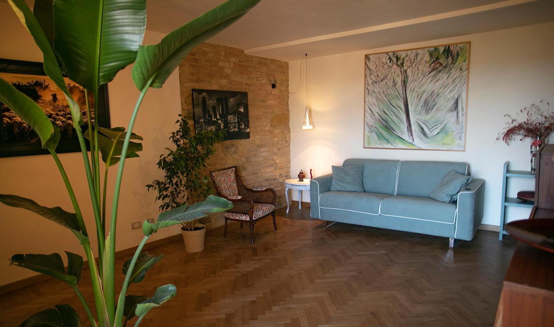 Appartamento Le Palme Con Terrazze In Centro San Gimignano Exterior foto